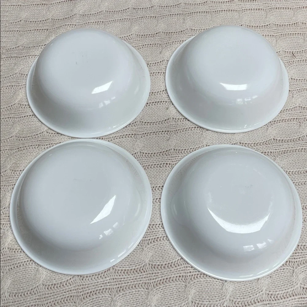4 Corelle by Corning White Frost Cereal bowls microwave safe good condition. - Picture 3 of 8